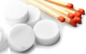 Сухий спирт використовують у портативній печі