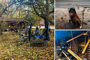 Загинули немовля у візочку і ще п'ятеро людей. Наслідки удару РФ по парку в селищі під Харковом