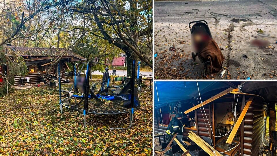 Погибли младенец в коляске и еще пять человек. Последствия удара РФ по парку в поселке под Харьковом