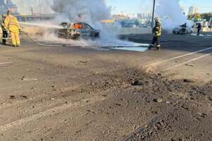 РФ атакувала автомобілі на трасі Київ – Одеса, вони зайнялися. Є загиблі і постраждалі