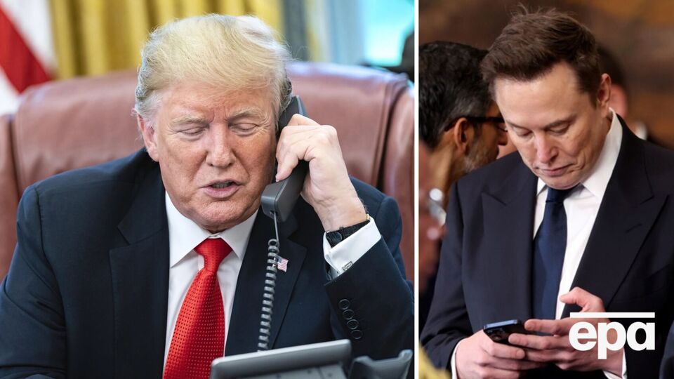 Трамп телефонував Маску, просив зняти обмеження на роботу Starlink для України – WSJ