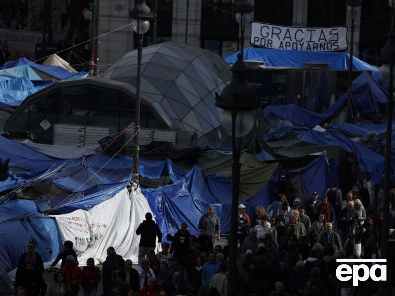Протести у Європі. У Мадриді тисячі людей вийшли на захист державної пенсійної системи
