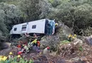 Автобус сорвался с обрыва в Испании. Более 80 пострадавших. Фото, видео