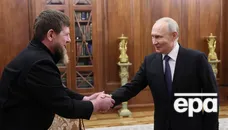 Кадиров здобув від Путіна найвище військове звання