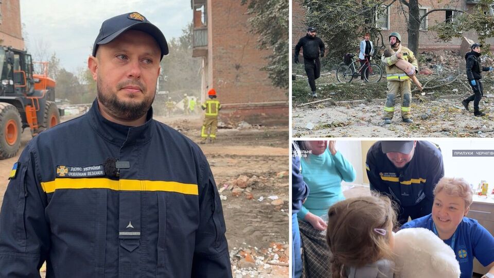 "Мама накрила собою". Що з дівчинкою, яку рятувальник виніс на руках зі зруйнованого будинку в Прилуках