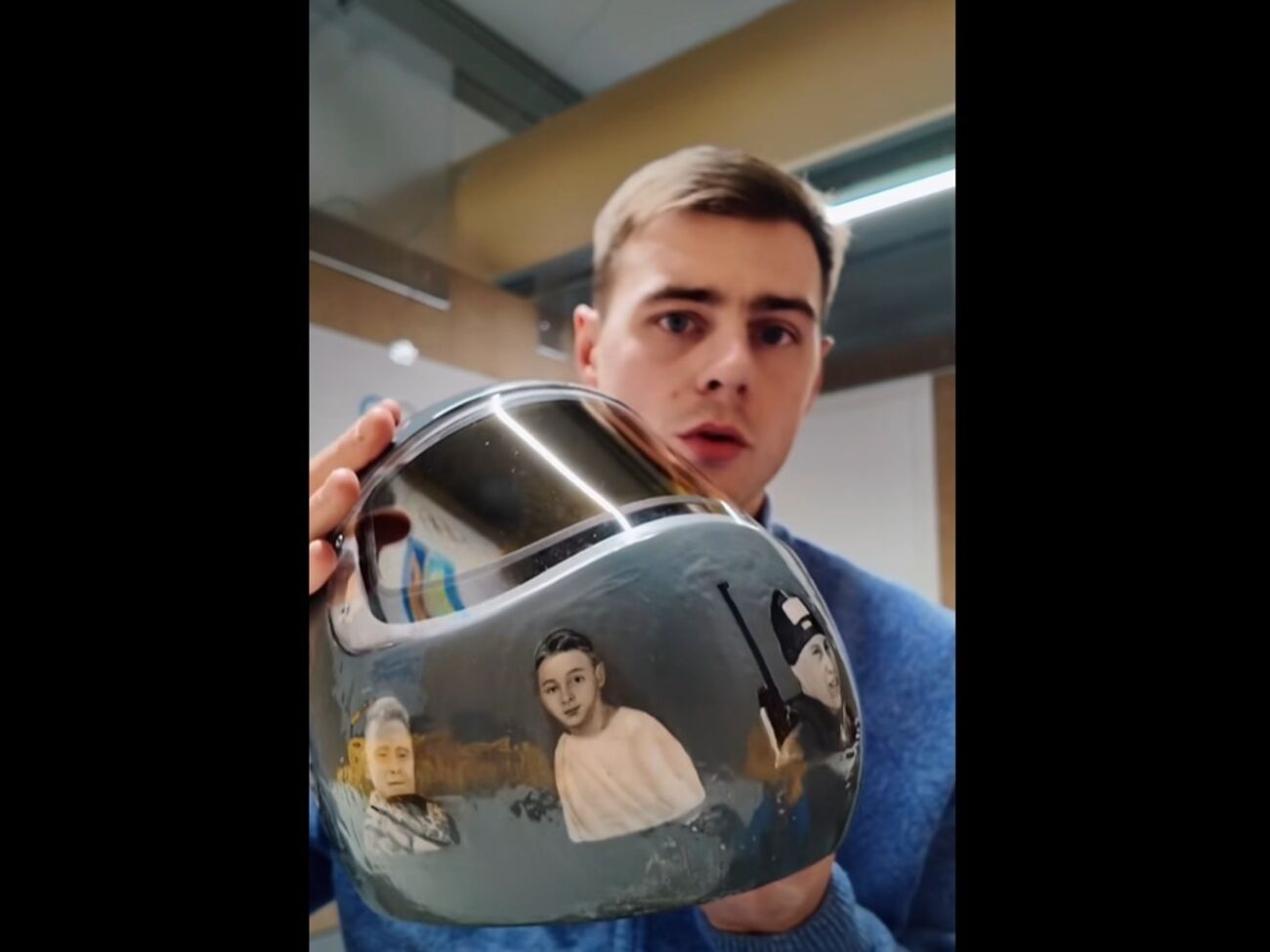 Гераскевич уже тренувався на Олімпіаді в цьому шоломі