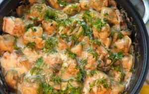 Для блюда понадобится 400 г грибов