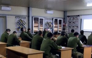 Споруда розрахована на 150 курсантів, зазначили в репортажі