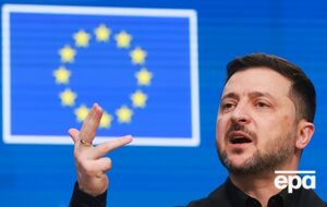 Зеленський зазначив, що його підпис на "мирному плані" із 20 пунктів гарантує, що буде конкретна дата вступу України в ЄС