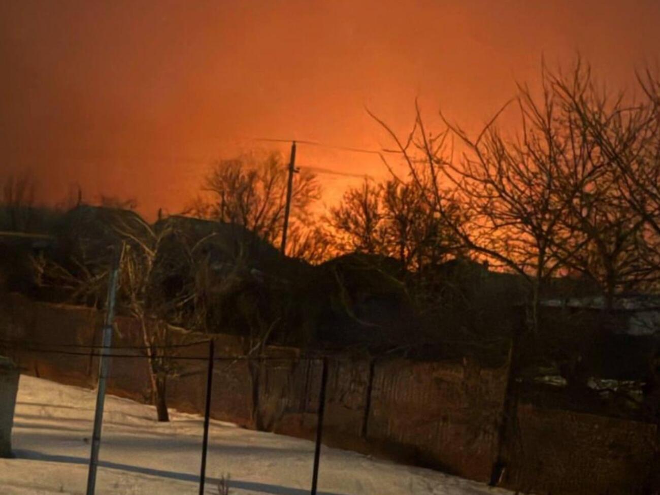 В сети появились фото и видео после прилета на завод "Прогресс"