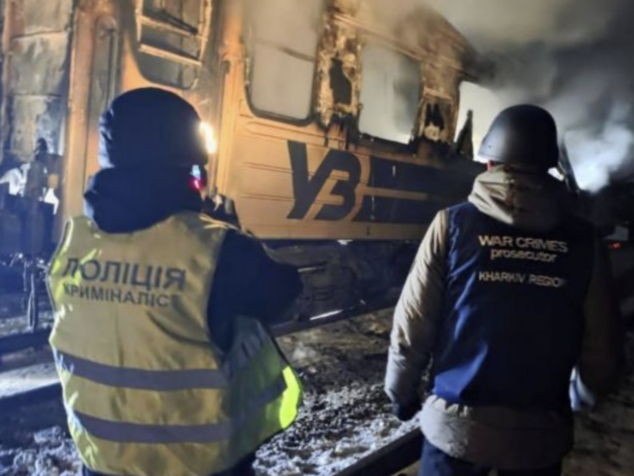 Из-за атаки оккупантов по поезду в Харьковской области 27 января погибли шесть человек