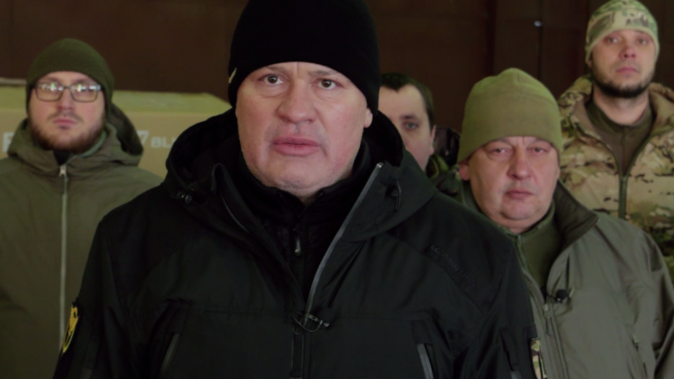 Волонтерський штаб "Українська команда" привіз обладнання батальйону СБС "Хорт"