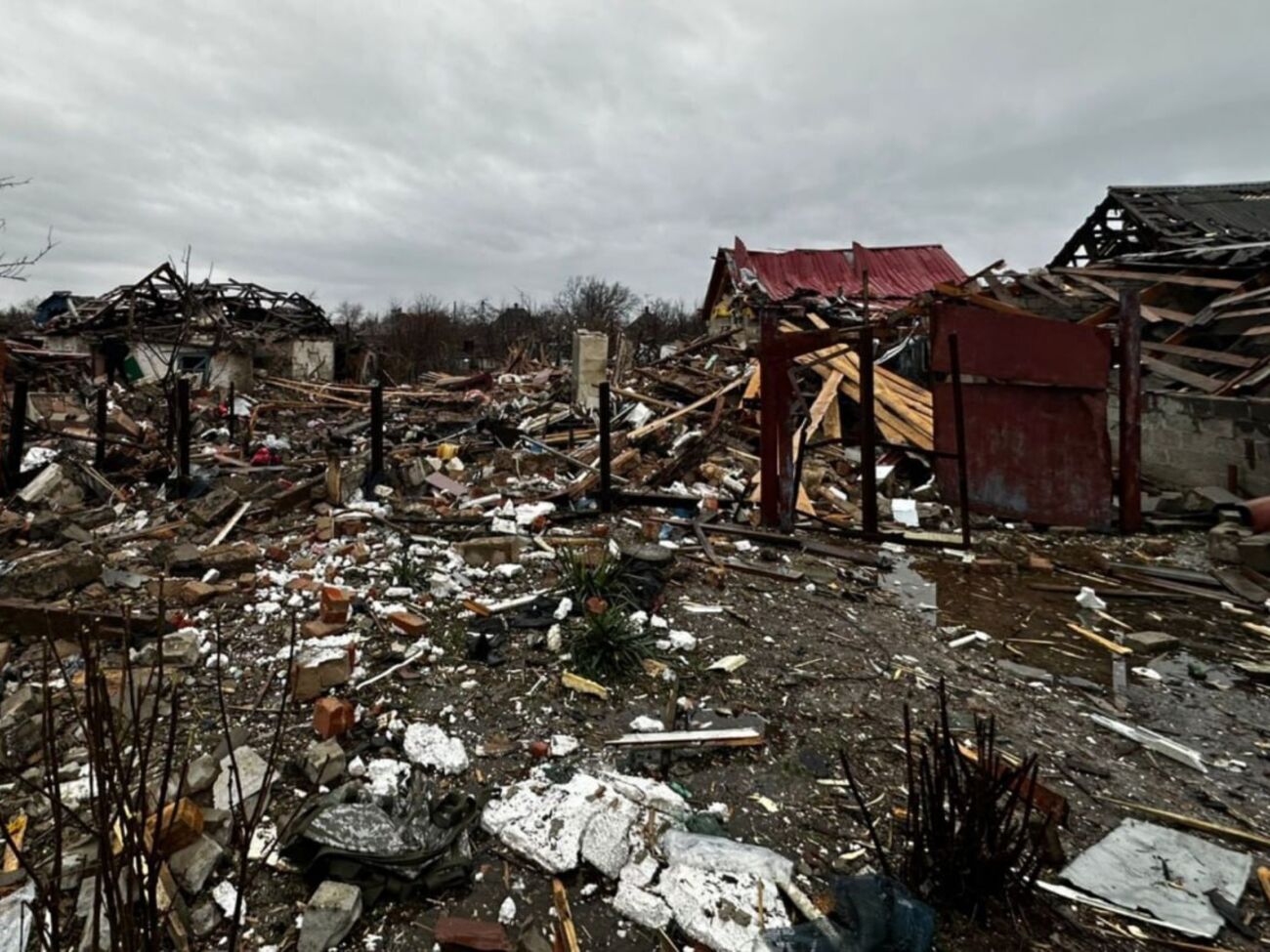 У зоні ураження опинився житловий сектор