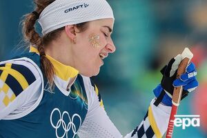 Андерссон бежала второй этап женской эстафеты на ОИ 2026