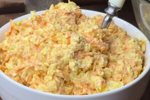 Для заправки используйте майонез