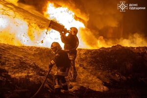 Из-за удара РФ произошли разлив и возгорание нефтепродуктов