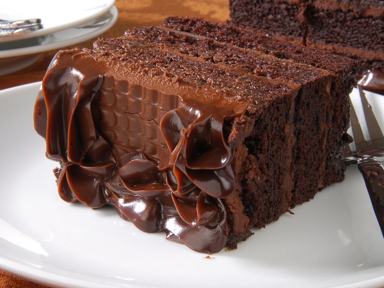 В этой шоколадной выпечке вместо муки используют молотый миндаль