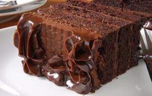 В этой шоколадной выпечке вместо муки используют молотый миндаль