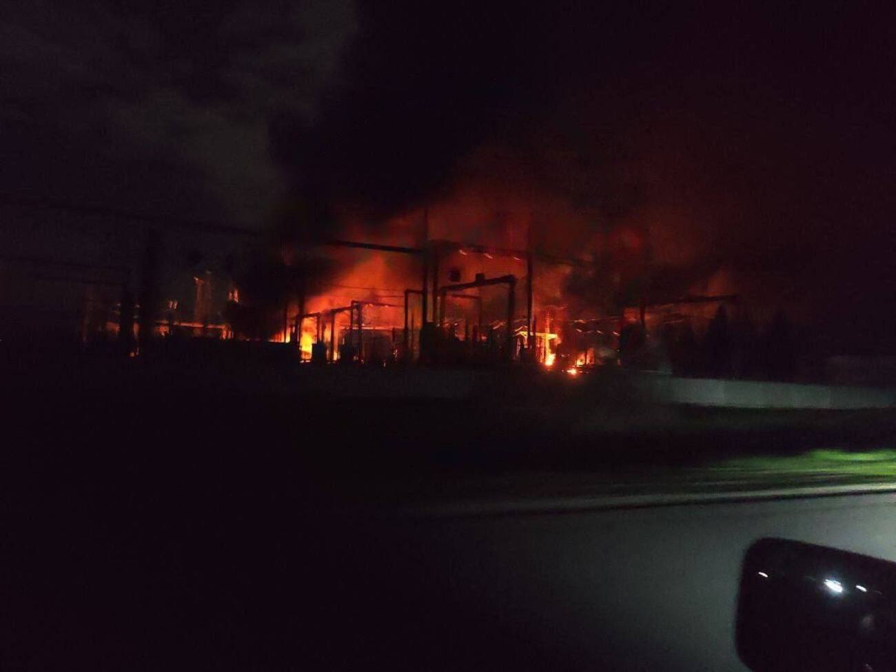 БПЛА ударили по подстанции "Новобрянская"