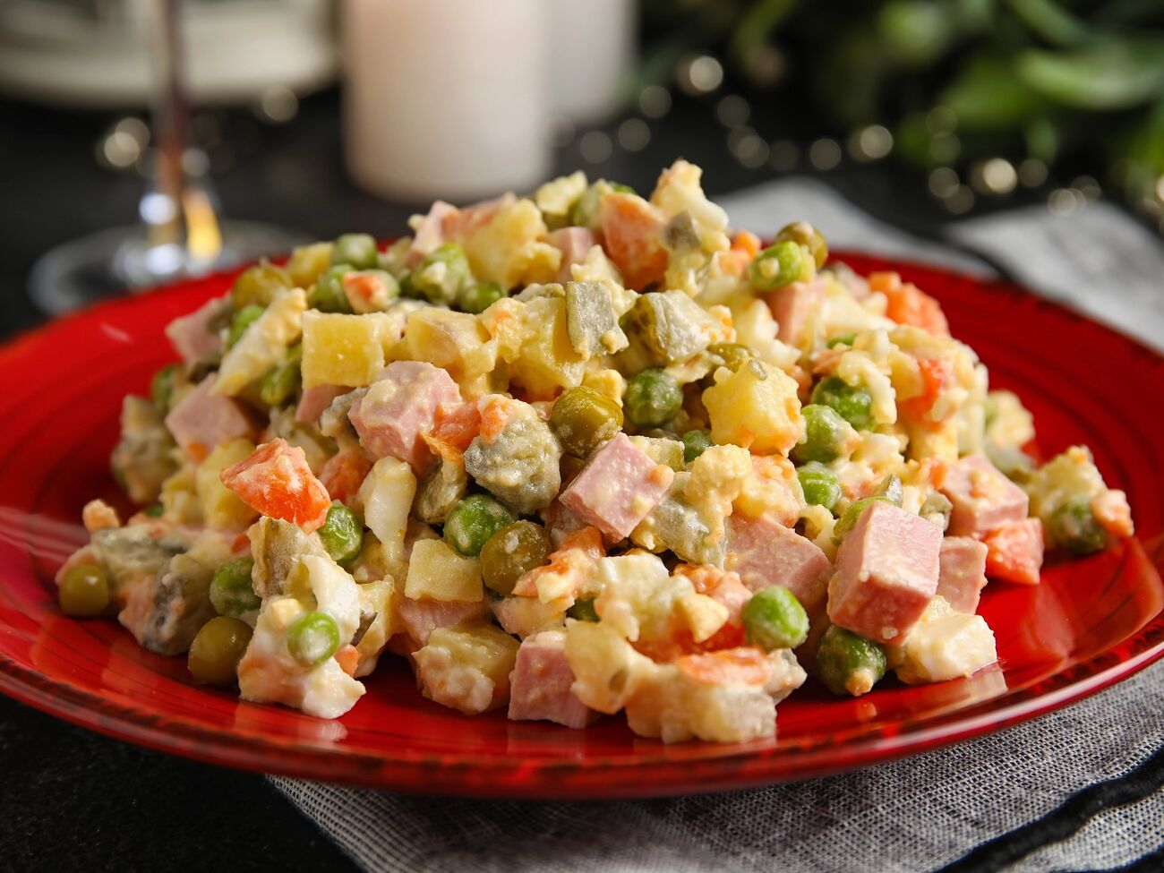 В салат по этому рецепту нужно добавить грибы