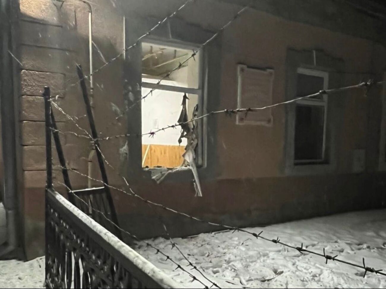 Люди от взрыва не пострадали