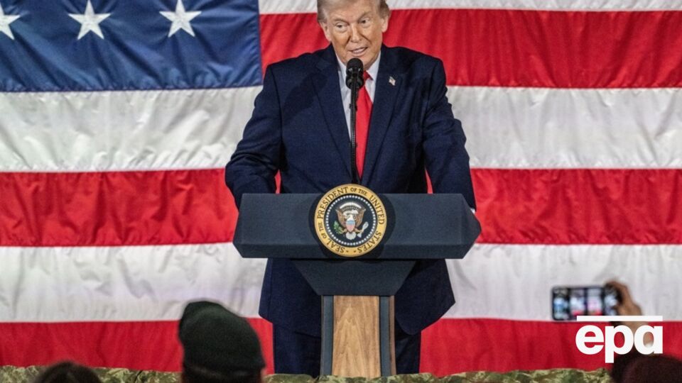 Імовірність, що Трамп ухвалить рішення про воєнні дії в Ірані, становить 90%, пише ЗМІ