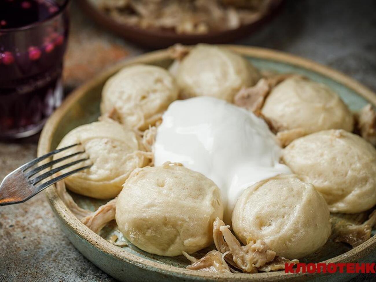 Галушки имеют вкусную начинку