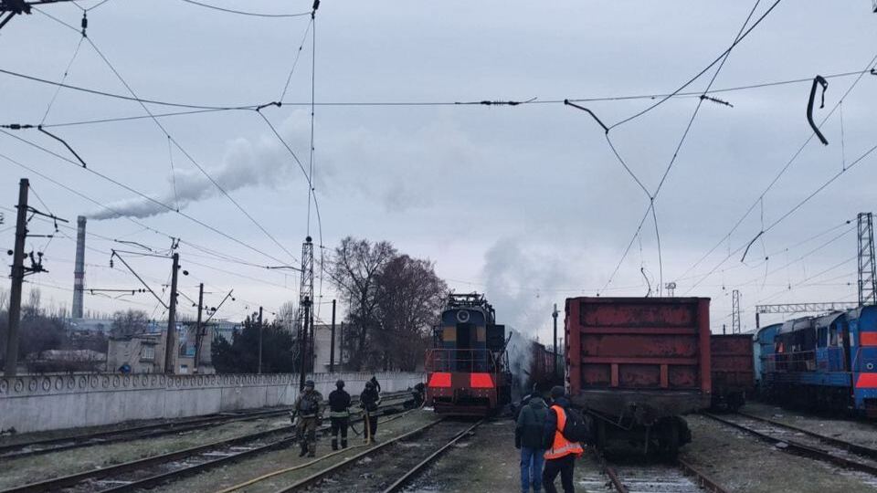 Россия продолжает атаки на железнодорожную инфраструктуру Украины