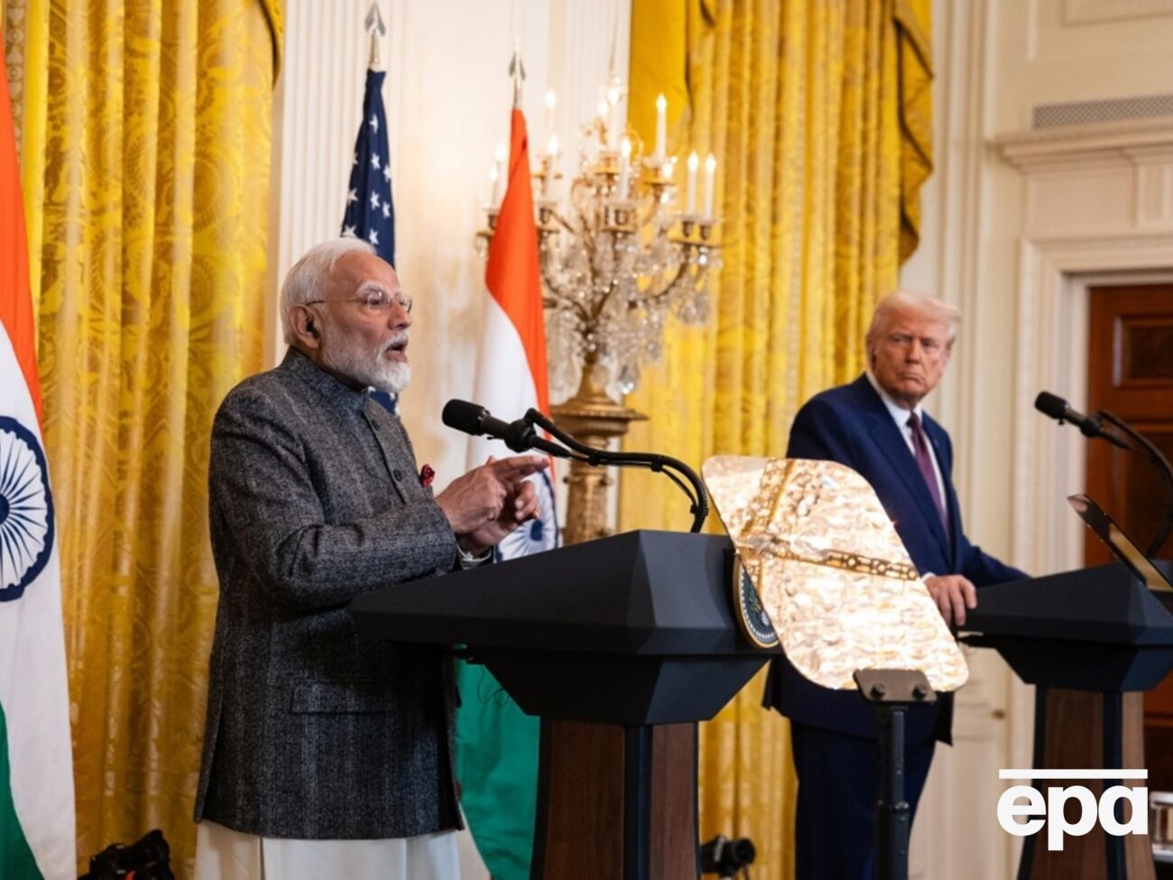 Президент США считает, что достигнутые договоренности с Индией помогут прекратить войну в Украине