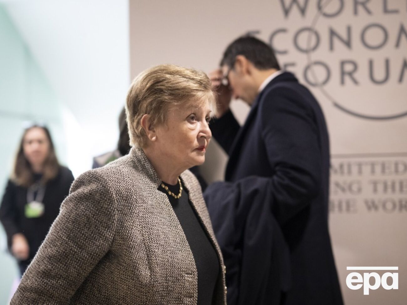 Кристалина Георгиева в январе приезжала в Киев на фоне рассмотрения нового кредитного соглашения