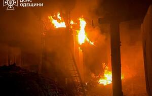 В Одесі внаслідок влучань БПЛА сталися загоряння великих площ