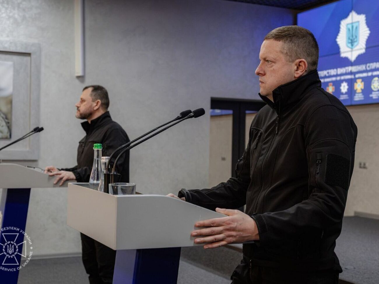 23 лютого заступник голови СБУ Рудницький і міністр внутрішніх справ Клименко провели спільний брифінг