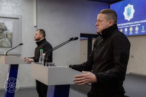 23 февраля заместитель председателя СБУ Рудницкий и министр внутренних дел Клименко провели общий брифинг