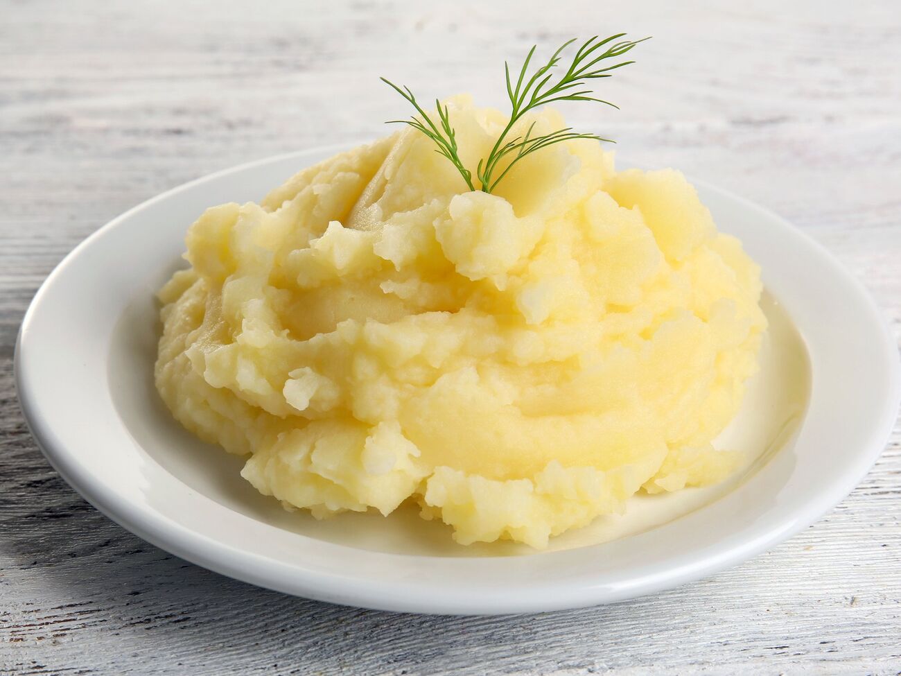 Пюре будет иметь нежную текстуру