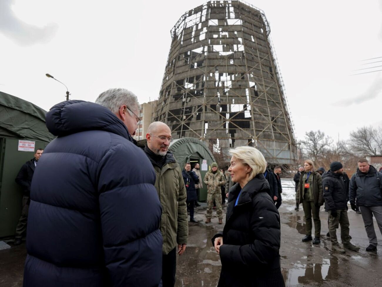 ТЭЦ, которую международным партнерам показал Шмыгаль, обеспечивала теплом 500 тыс. человек в столице