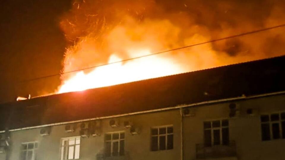 Уранці 27 лютого росіяни атакували будівлю в центрі Сум ударними безпілотниками