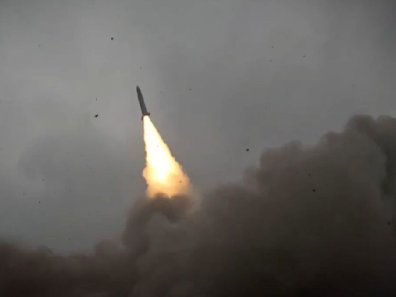 Пуски украинских ракет продемонстрировали на видео