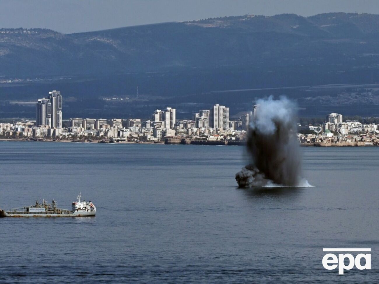 Іранська ракета влучила в морські води біля Хайфи (Ізраїль) 28 лютого