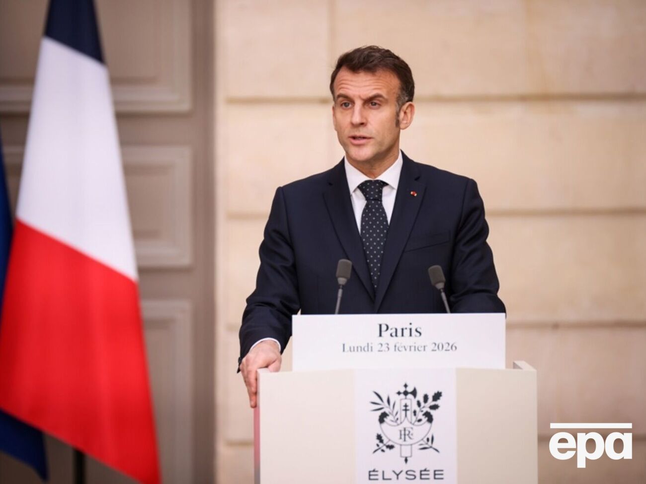 Макрон заявив, що подальша ескалація конфлікту на Близькому Сході є небезпечною для всіх і її мають припинити