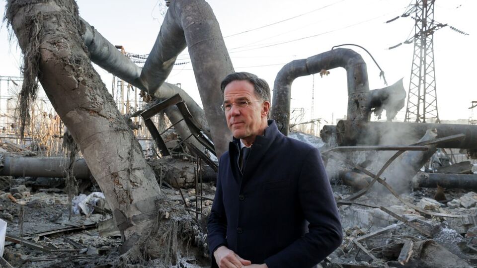 Рютте 3 февраля посетил одну из киевских ТЭЦ