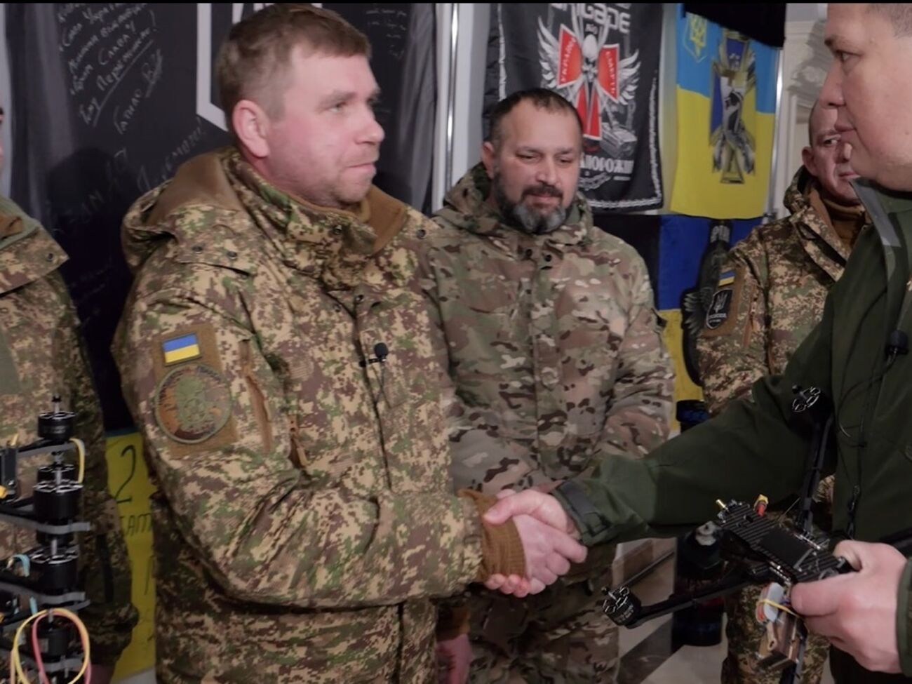 "Украинская команда" передала дроны батальону "Свобода"