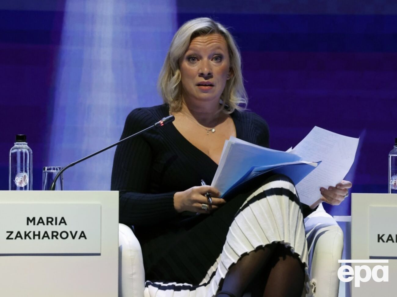 Захарова "напала" на Матернову після того, як амбасадорка ЄС розповіла про масований російський обстріл України 3 лютого