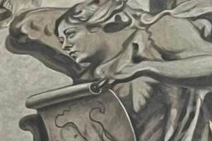 В часовне в Риме зарисовали лицо ангела, который после реставрации фрески походил на Мелони