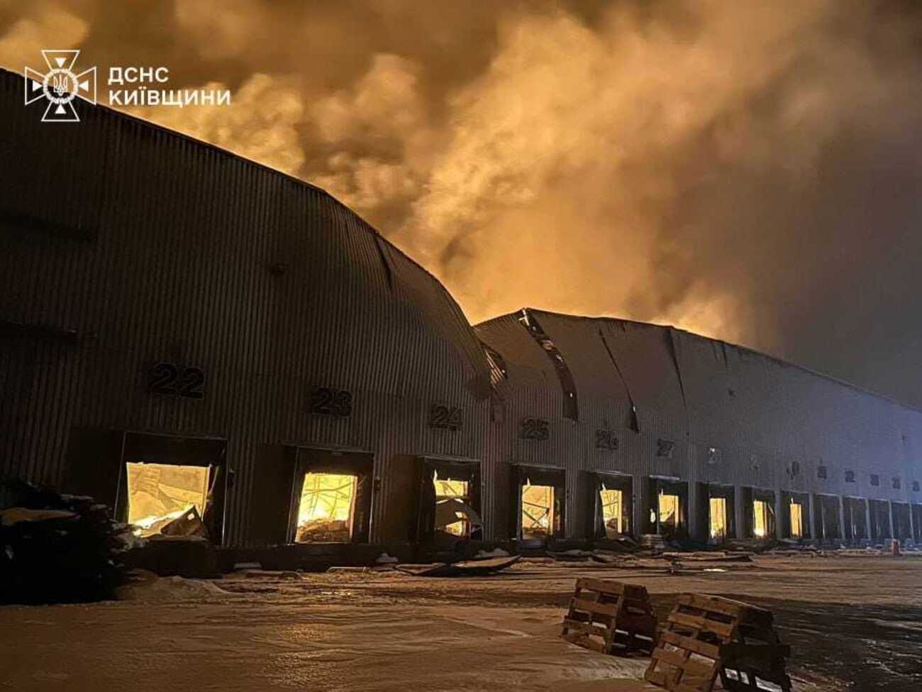 РФ атаковала склады беспилотниками