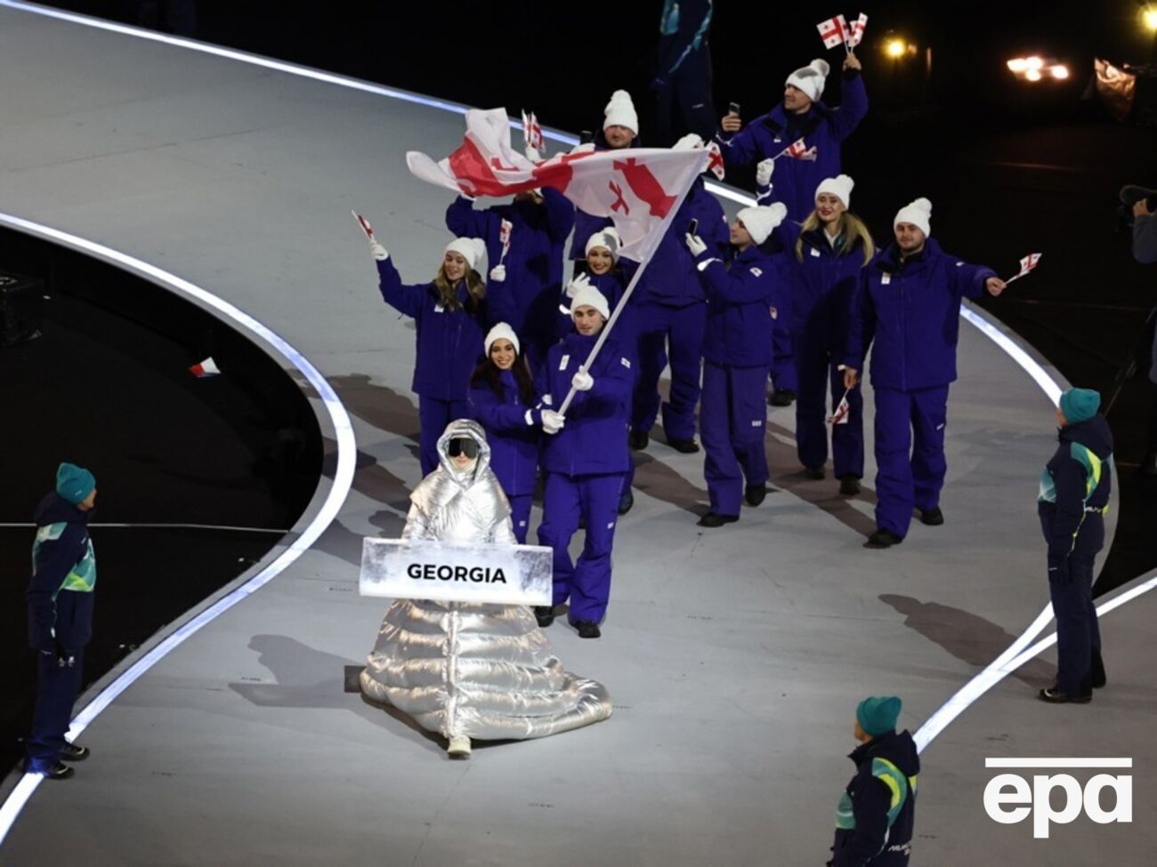 Збірна Грузії складається з восьми спортсменів