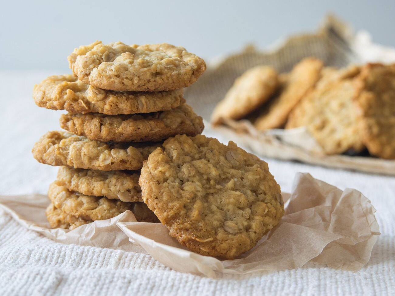 Овсяное печенье подают охлажденным