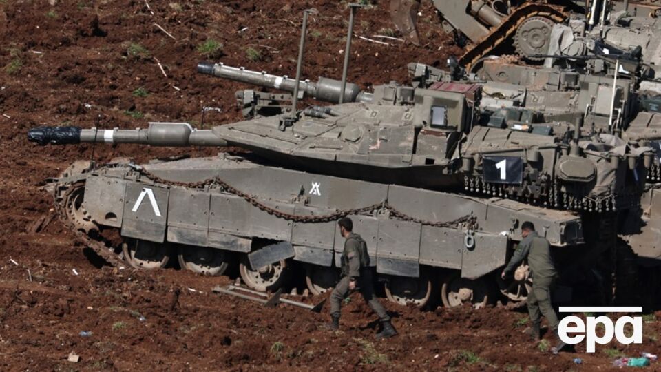 Израильские танки развернули вдоль границы с Ливаном