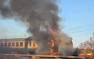 Російський БПЛА влучив у приміський пасажирський потяг "Смородине – Ворожба"