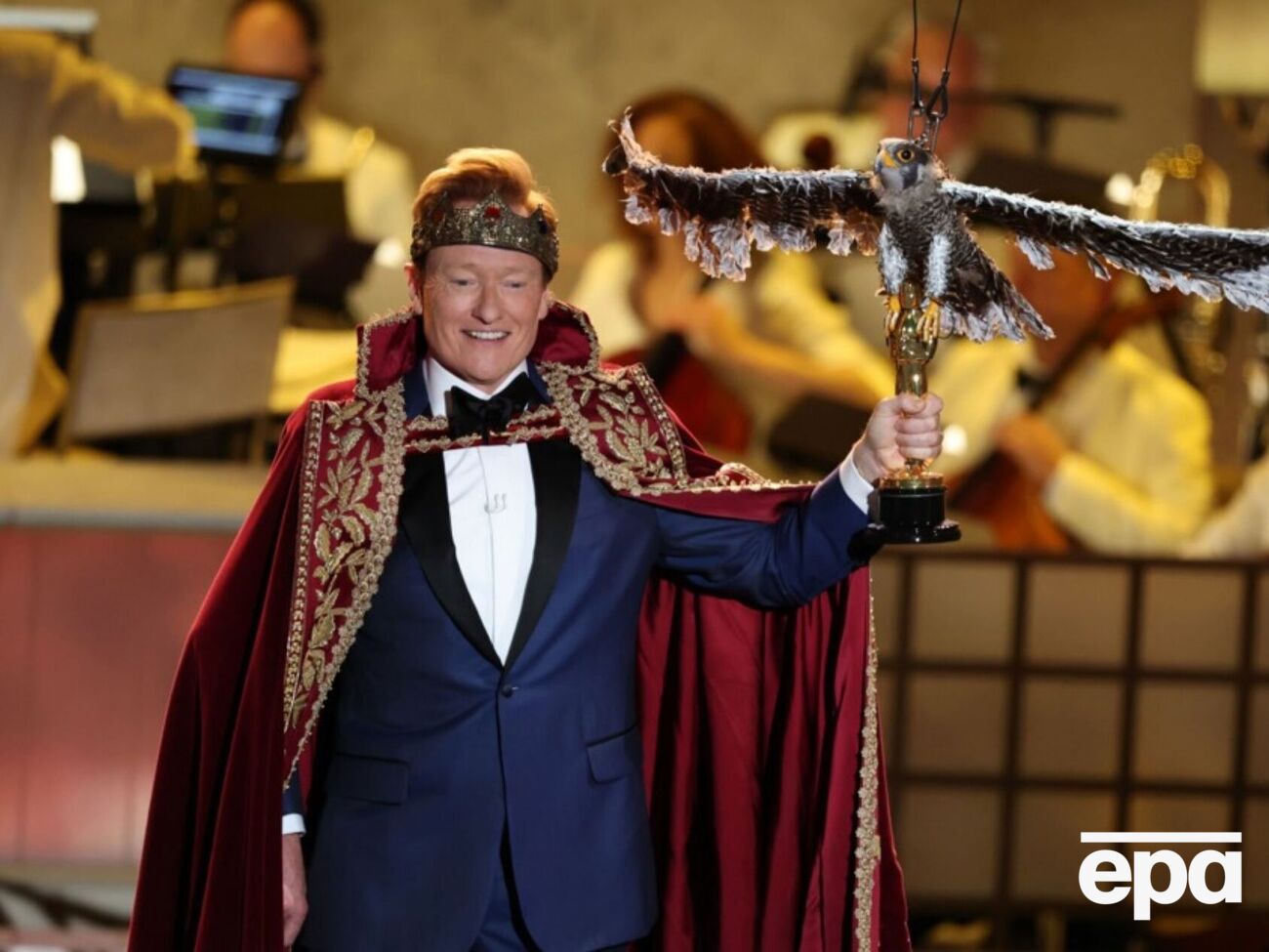 Ведущим церемонии был Конан О'Брайен