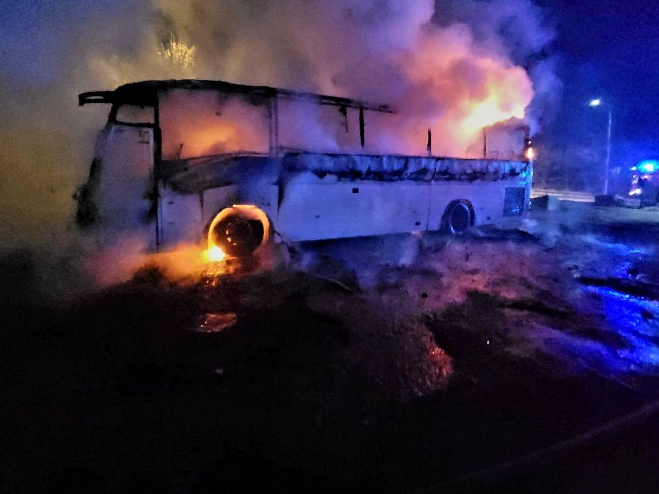 Пожежу в автобусі загасили